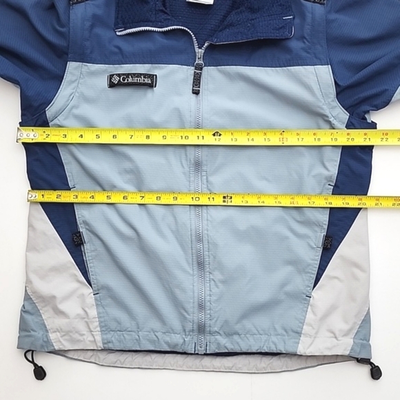 Columbia Women Vintage Packable Convertible Lightweight Jacket Vest Blue Size M - Picture 14 of 16